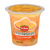 Del Monte fruit naturals yellow cling peach chunks in extra light syrup Full-Size Picture